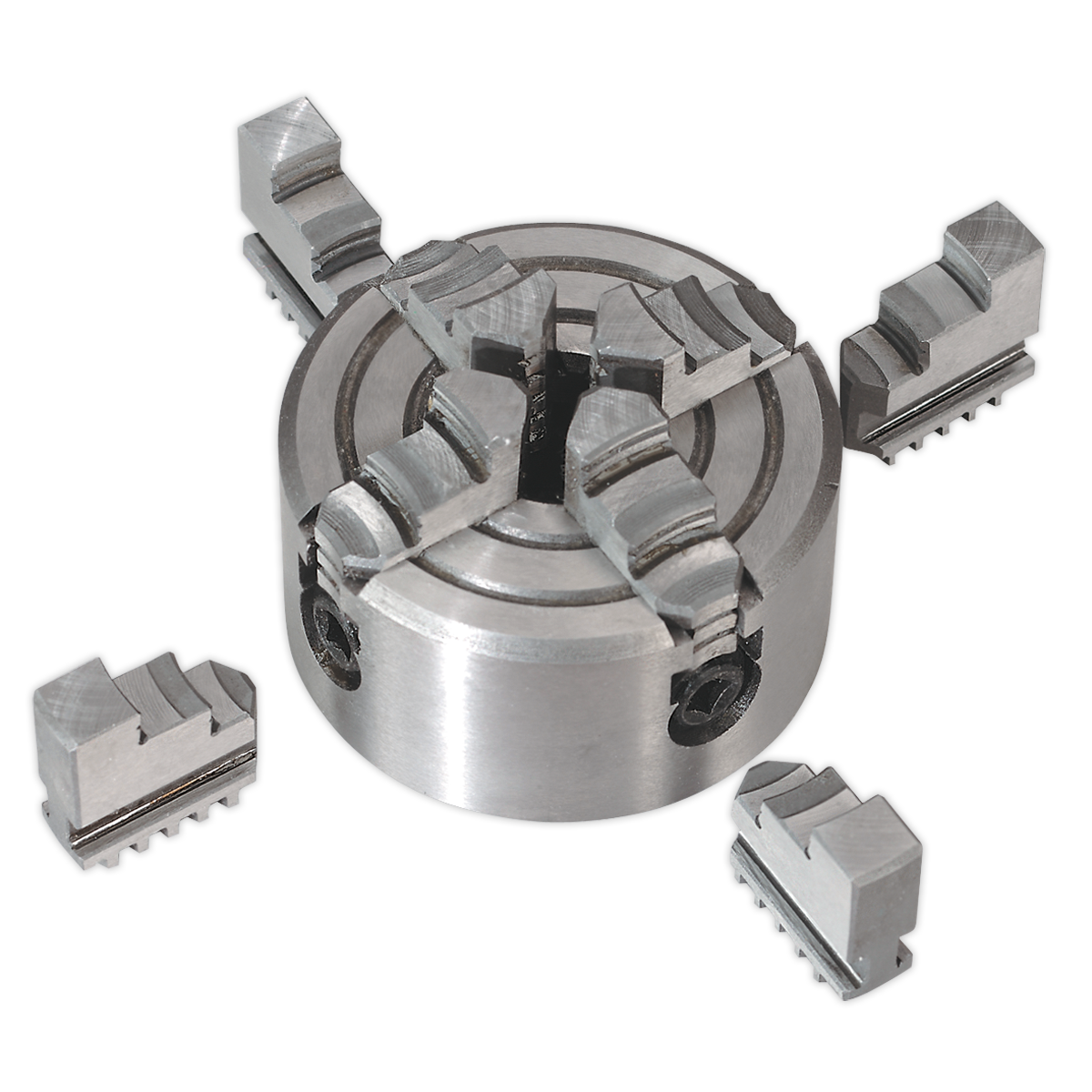 Sealey 4 Jaw Independent Chuck For SM3002 & SM2503 Metalworking Lathe SM30024JC