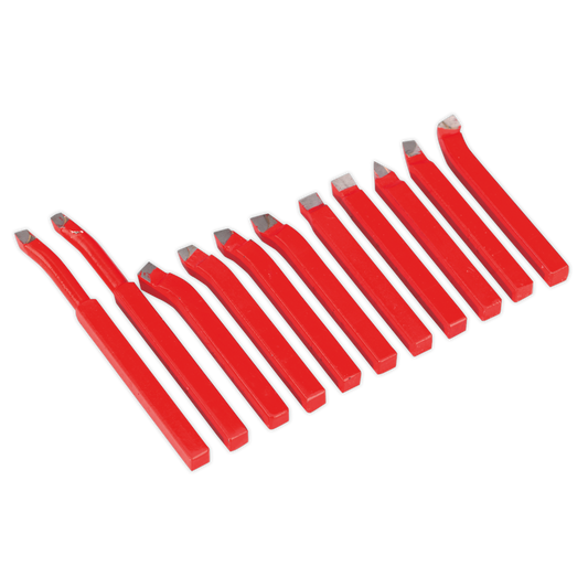 Sealey Cutter Set 8 x 8mm 11 Pieces For SM3002 Metalworking Lathe SM3002CS11