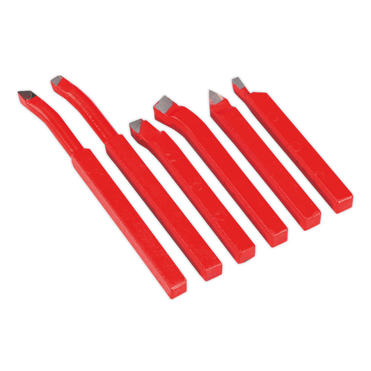 Sealey Cutter Set 8 x 8mm 6 Pieces For SM3002 Metalworking Lathe SM3002CS6