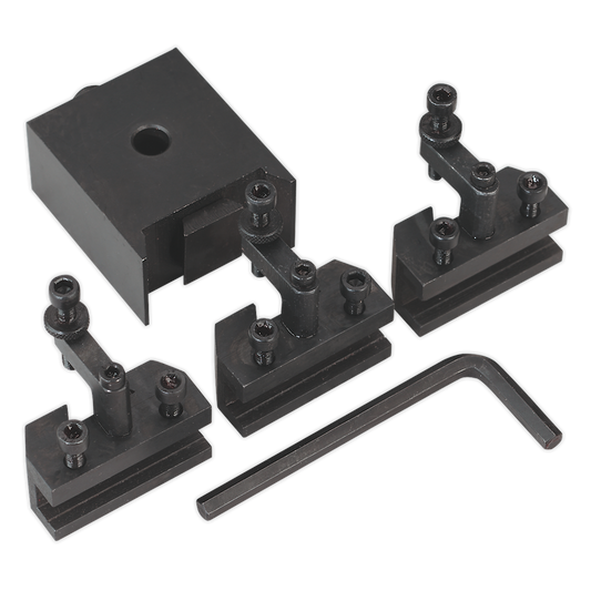 Sealey Quick Change Post Accessory For SM3002 Metalworking Lathe SM3002QCCR