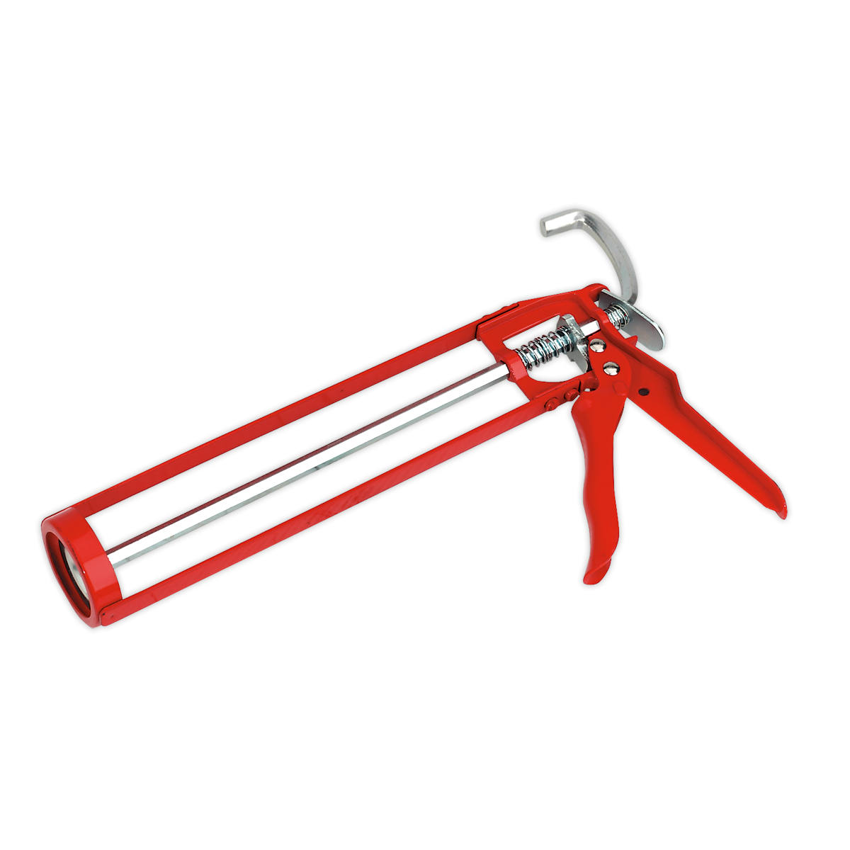 Sealey 220mm Skeleton Type Manual Caulking Gun For 310mL Cartridges Red AK39