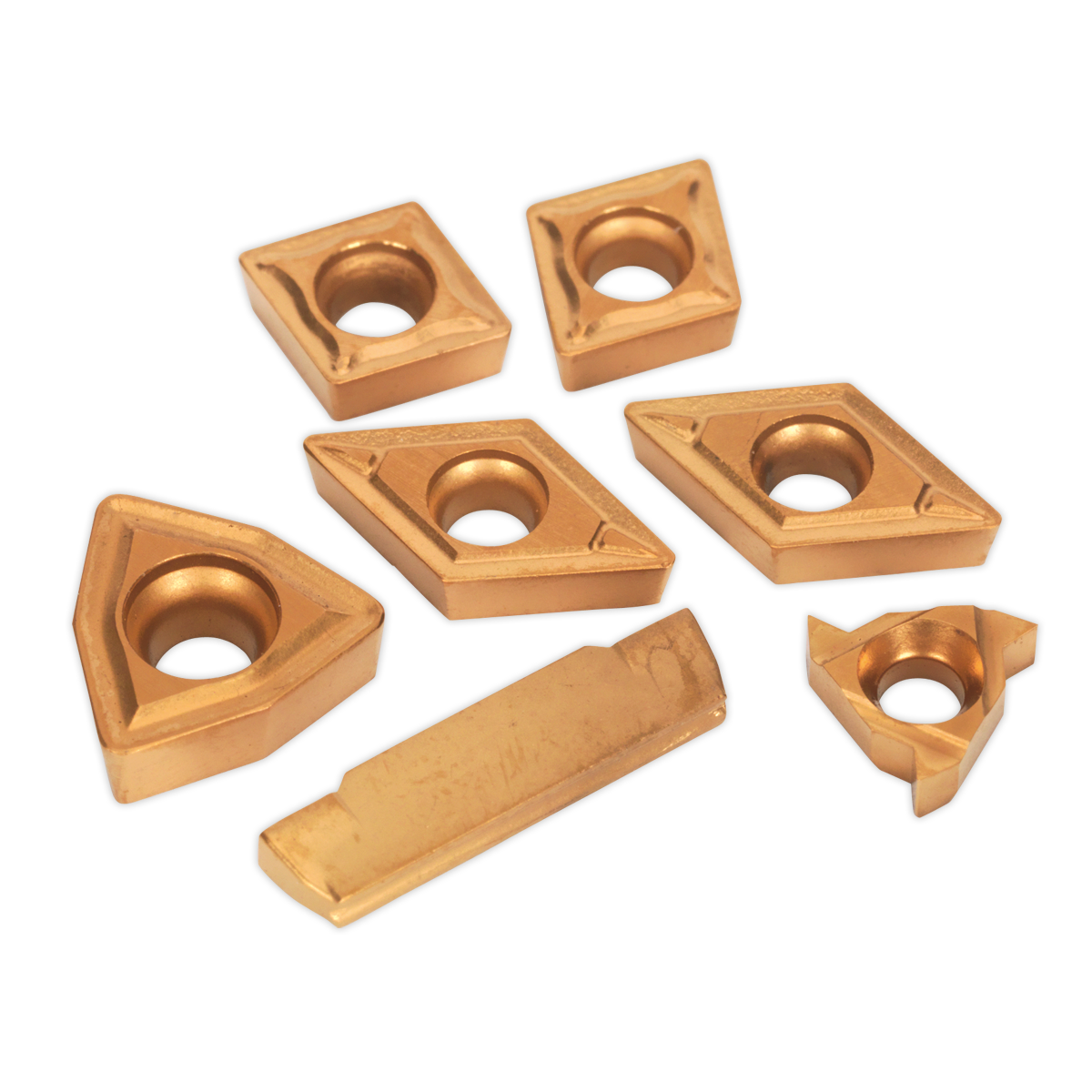 Sealey Tips Replacement 7 Pieces For Lathe Turning Tool Set SM3025CS5 SM3025CS5R