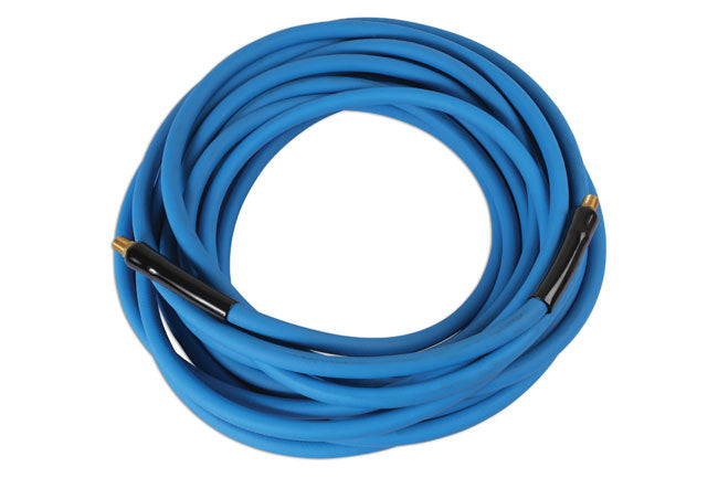 LASER 6417 15m High Flex Air Hose 9 5mm Rubber Vinyl Hybrid With Fittings