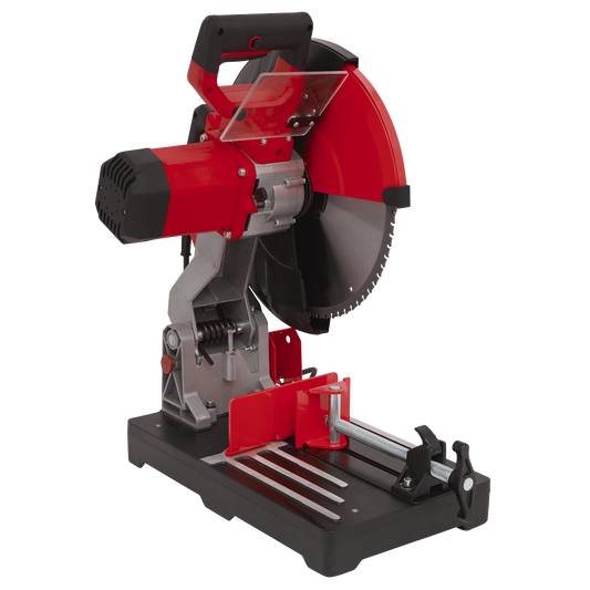 Sealey Ø355mm Cut-Off Machine For Steel Wood Brass Aluminium 2480W 230V SM355B