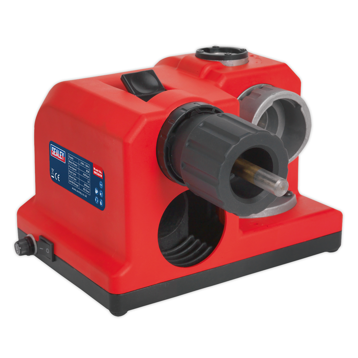 Sealey 230V 80W Bench Mounting Drill Bit Sharpener No-Load Speed 4200RPM SMS2008