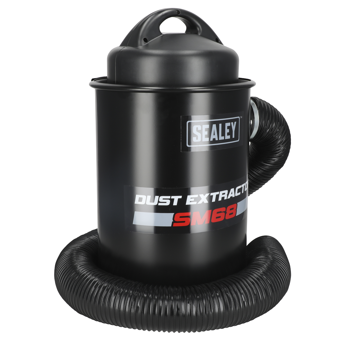 Sealey Portable Dust Extractor 50L 1200W Powerful Suction 2m Flexible Hose SM68