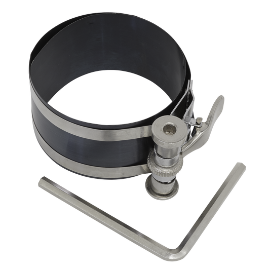 Sealey Piston Ring Compressor Supplied With Steel Key 50mm 38-83mm SMC15