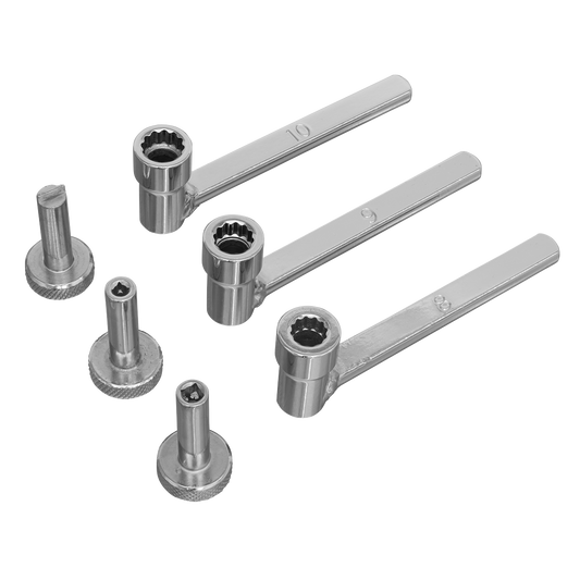Sealey Tappet Adjustment Tool Set Nine Different Combinations 6pc SMC24