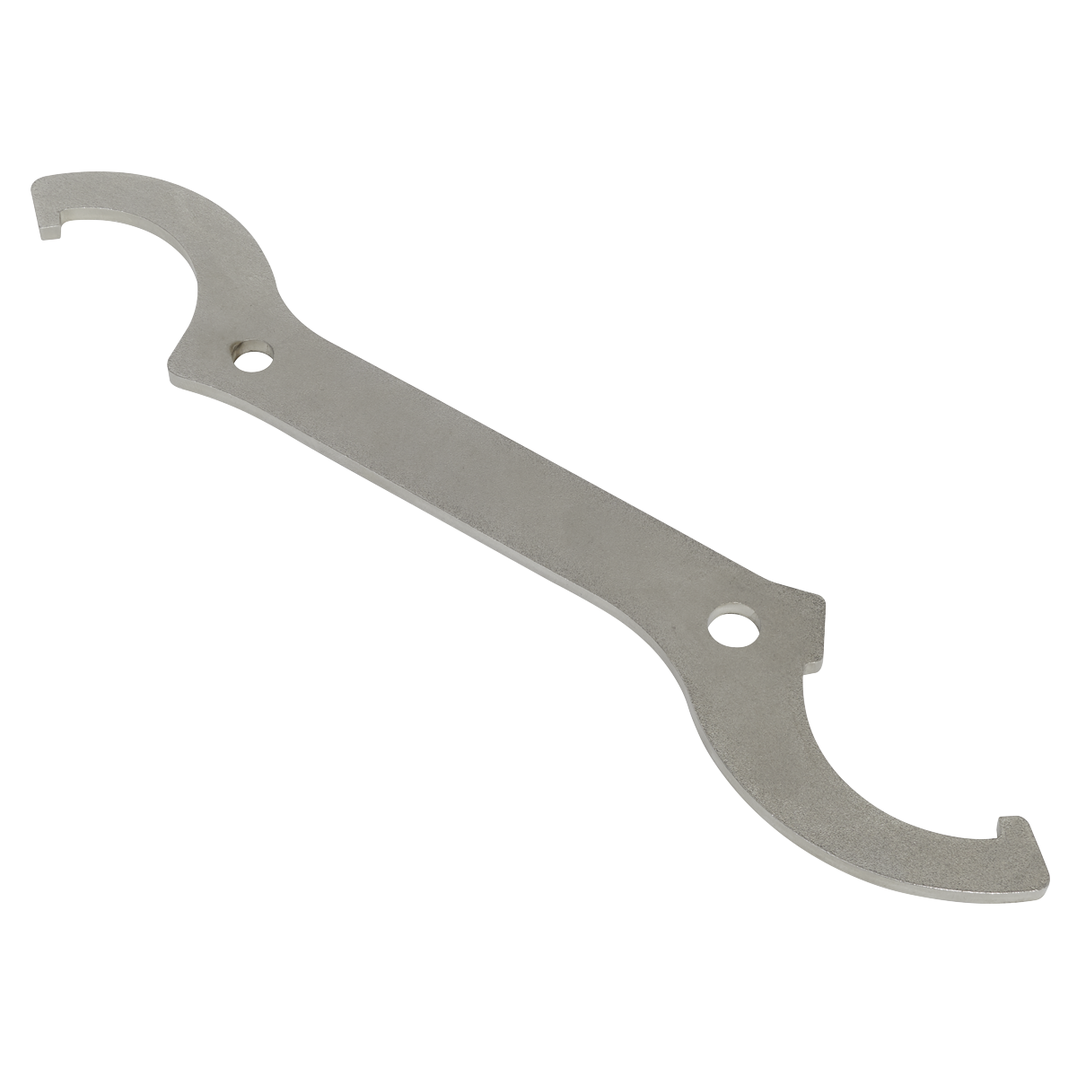Sealey 36-42mm/45-50mm Double Hook-End C-Spanner For Motorcycles Silver SMC38