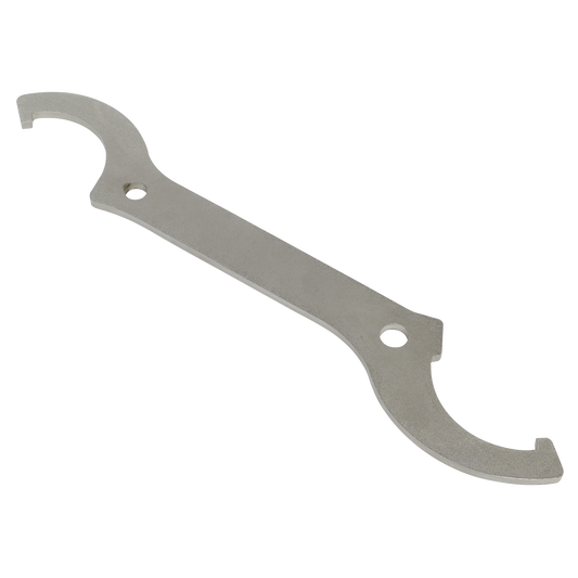 Sealey 36-42mm/45-50mm Double Hook-End C-Spanner For Motorcycles Silver SMC38
