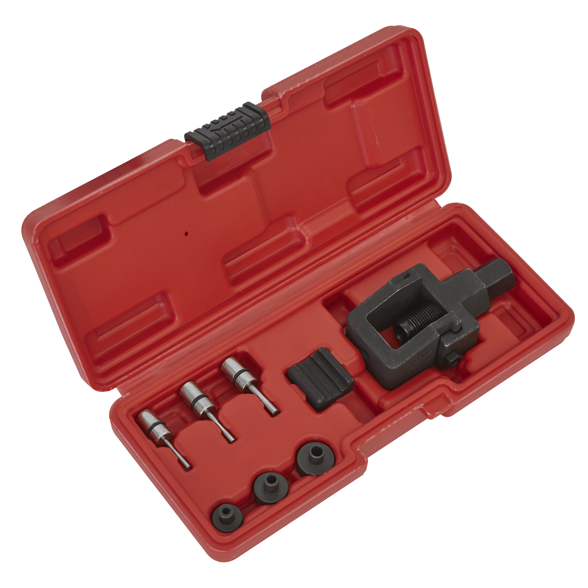 Sealey Motorcycle Chain Splitter/Riveting Tool Set - Heavy Duty Black SMC4