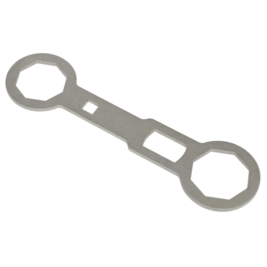 Sealey 46/50mm Fork Cap Combination Spanner Silver For Use on Kayaba Showa SMC46