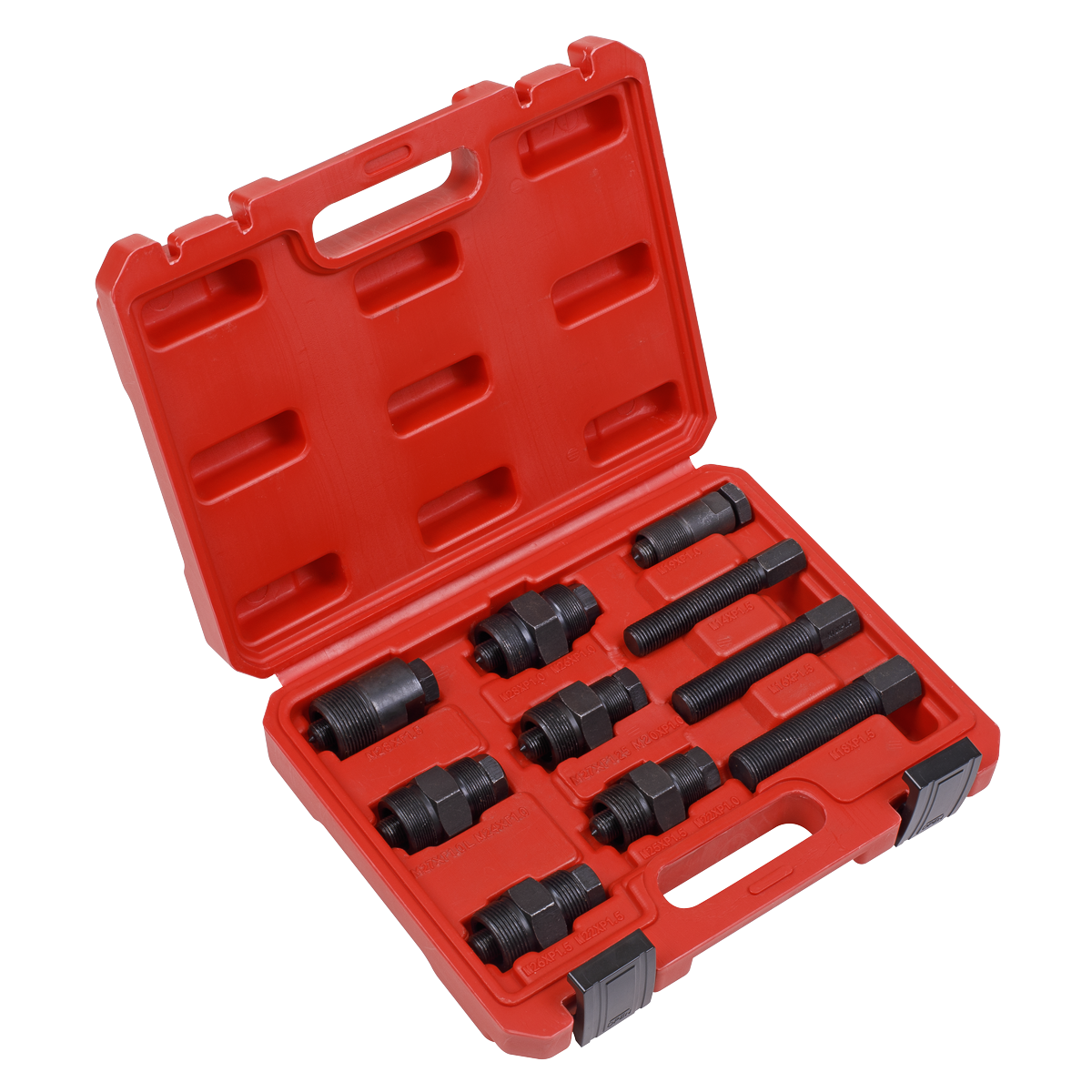 Sealey Motorcycle Flywheel Puller Set Supplied in Storage Case 10pc SMC48