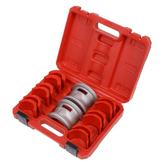 Sealey Fork Seal Driver Kit Ergonomically Designed Driver Body Silver SMC49