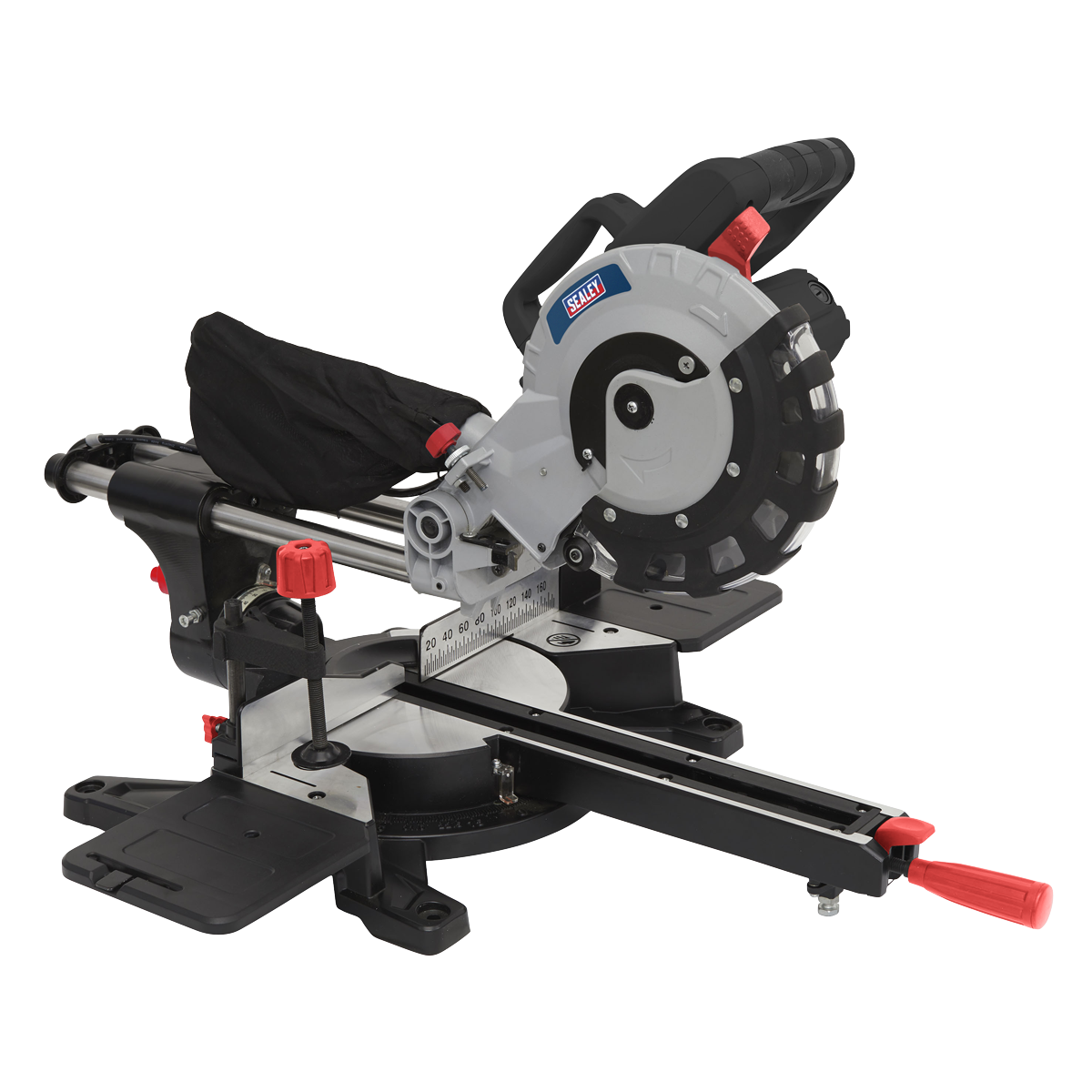 Sealey 240V 216mm Double Sliding Compound Mitre Saw With 1450W Motor SMS216