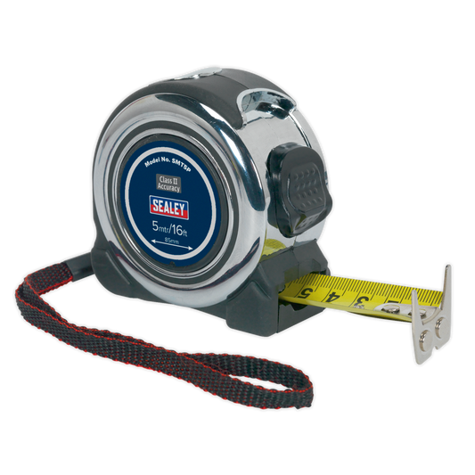Sealey Professional Measuring Tape With Powerful Double Magnets 5M 16FT SMT5P