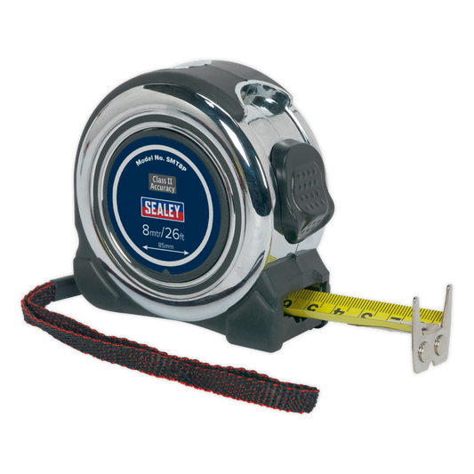 Sealey Professional Measuring Tape For Daily Professional Use 8M 26FT SMT8P