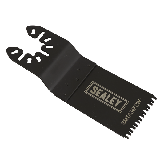 Sealey 34mm HCS Multi Tool Fast Cutting Blade Wood .5mm Teeth Pitch  SMTA34FCW