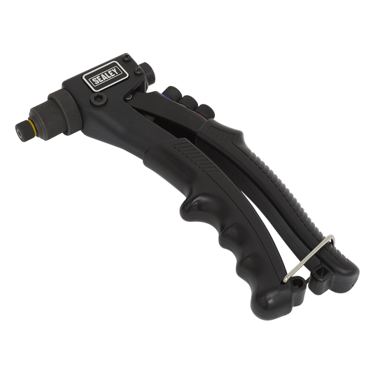 Sealey Hand Riveter Curve Design With Rubber Grip Handle 210mm Black AK3987