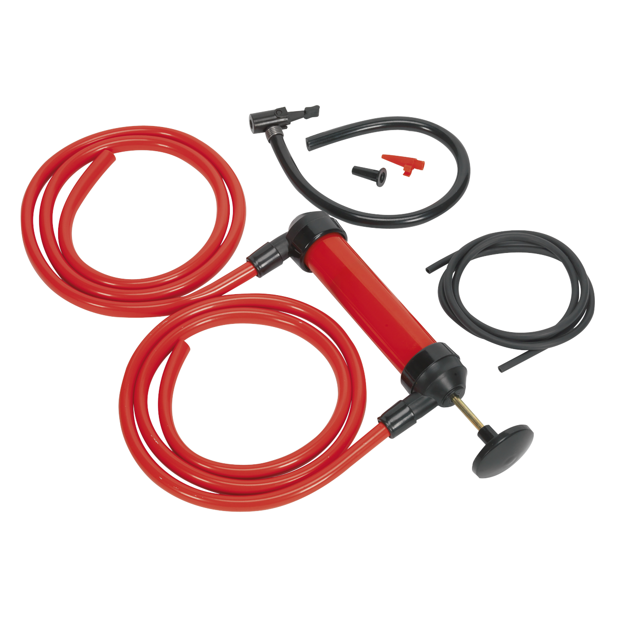 Sealey Multi Purpose Syphon & Pump Kit 8 Pieces Hoses Set Dipstick Tube TP50