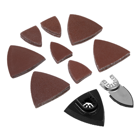 Sealey Multi-Tool Sanding Set 82 Pieces For CP20VMT & SMT300Q Oscillating  SMTA9