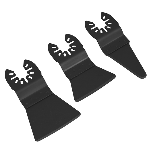 Sealey Universal Quick Change Fitting Multi-Tool Scraping Blade Set 3pc SMTB3