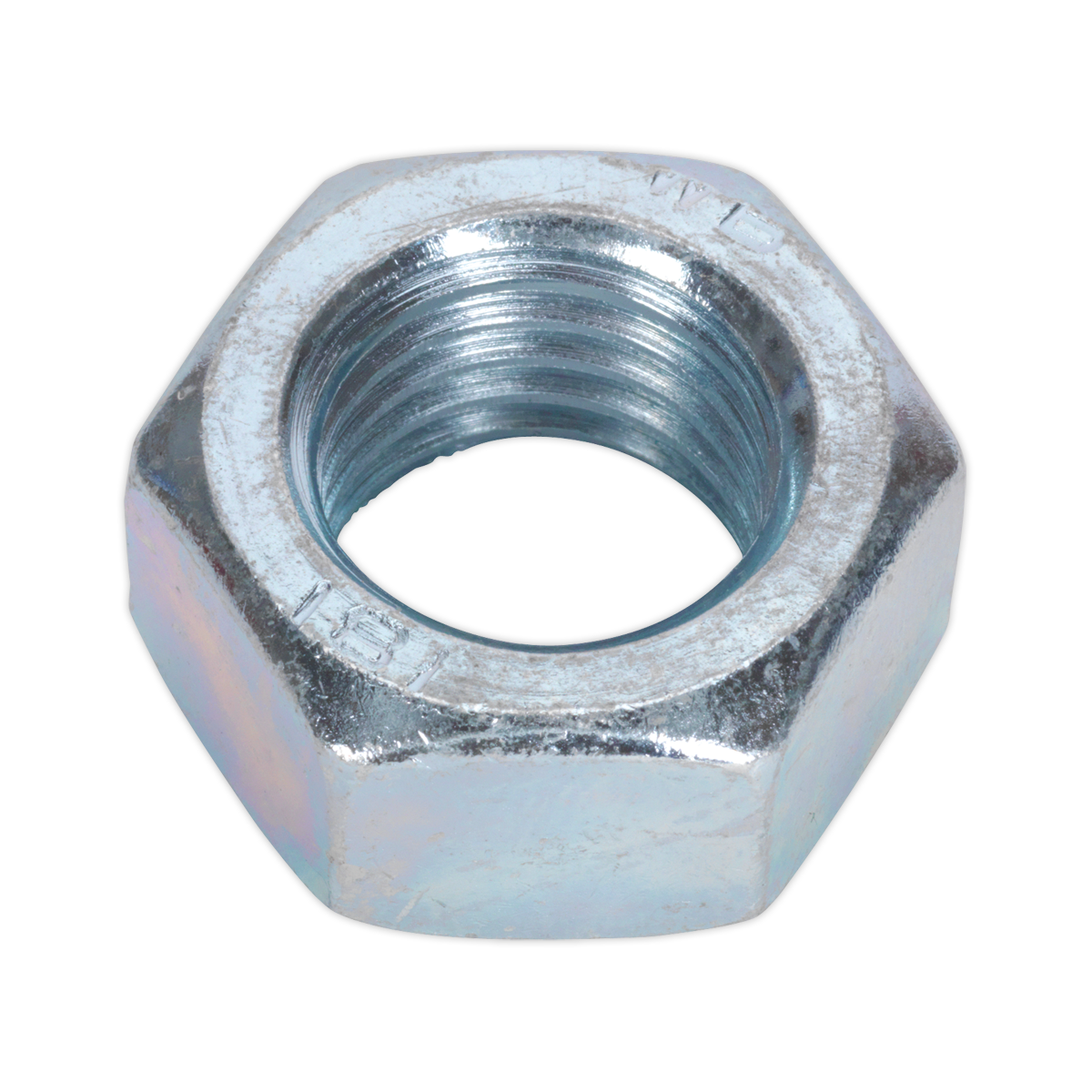 Sealey Steel Nut M24 Zinc DIN 934 Pack of 5 Pieces Metric Hex With Bag SN24