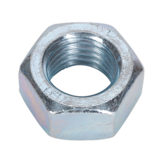 Sealey Steel Nut M24 Zinc DIN 934 Pack of 5 Pieces Metric Hex With Bag SN24