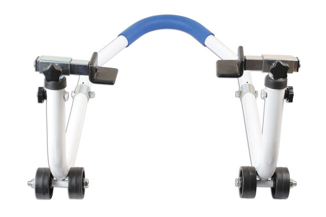LASER 6495 Motorcycle Combination Stand - Front & Rear Adjustable Height
