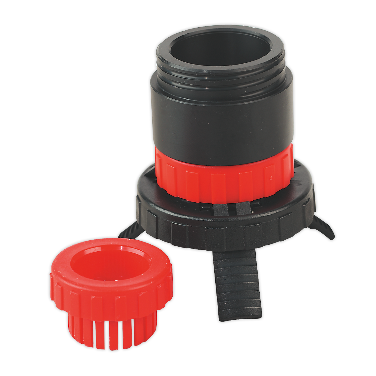 Sealey Universal Drum Adaptor Fits SOLV/SF To Plastic Pouring Spouts SOLV/SFX