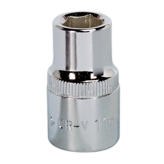 Sealey WallDrive Socket 11mm 1/2" Square Drive Fully Polished Finish Tool SP1211