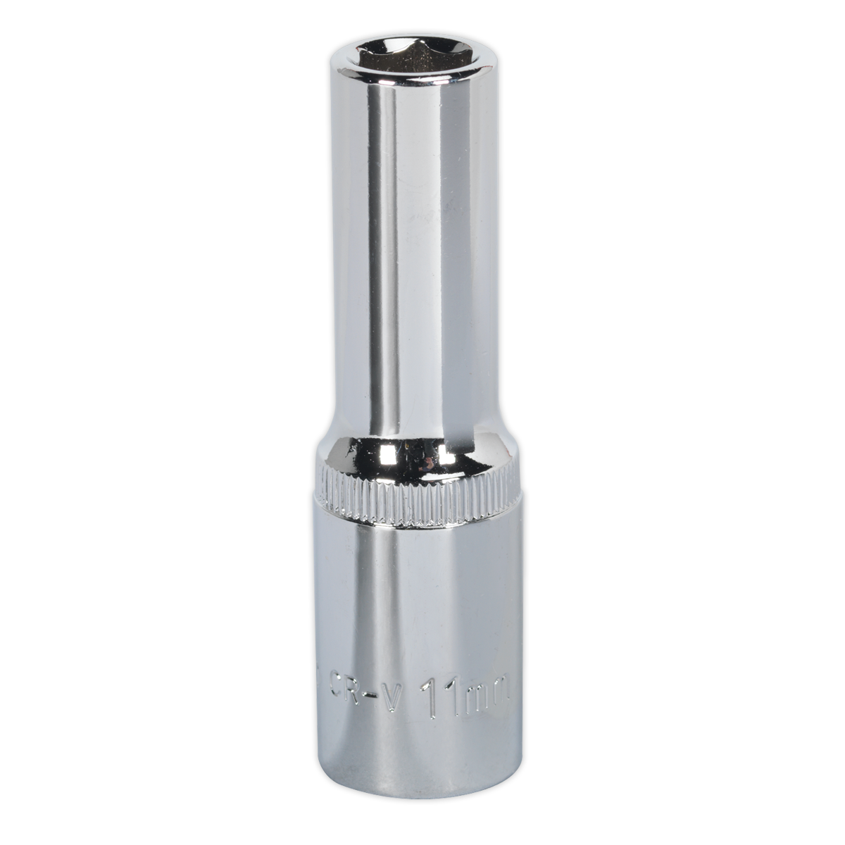 Sealey WallDrive Socket 11mm Deep 1/2" Square Drive Fully Polished Tool SP1211D