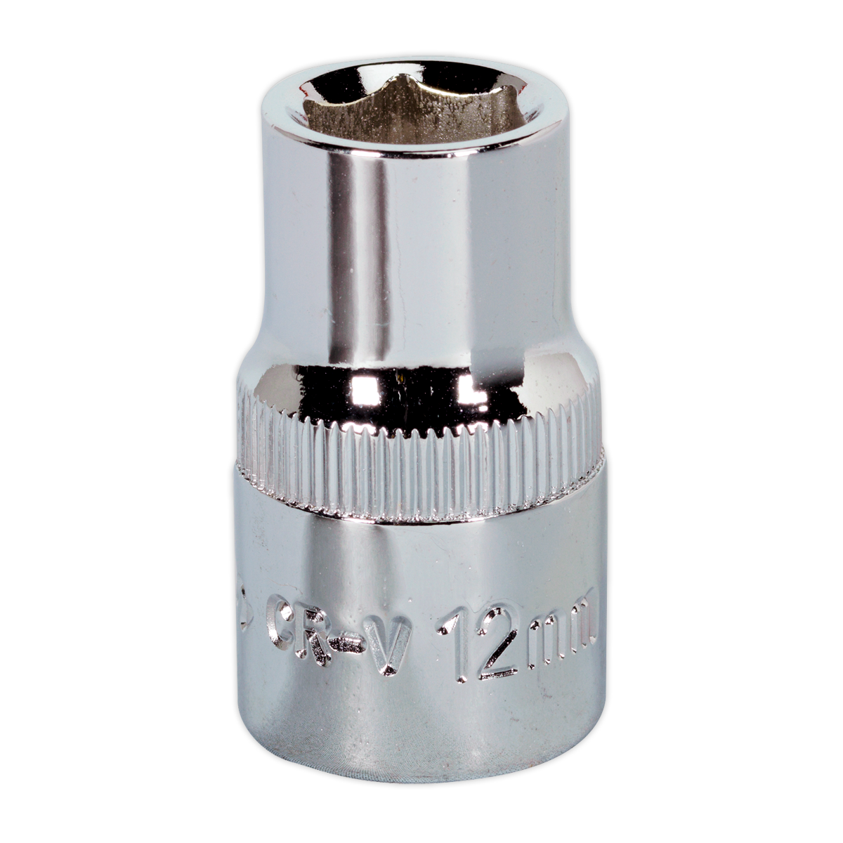 Sealey WallDrive Socket 12mm 1/2" Square Drive Fully Polished Finish Tool SP1212