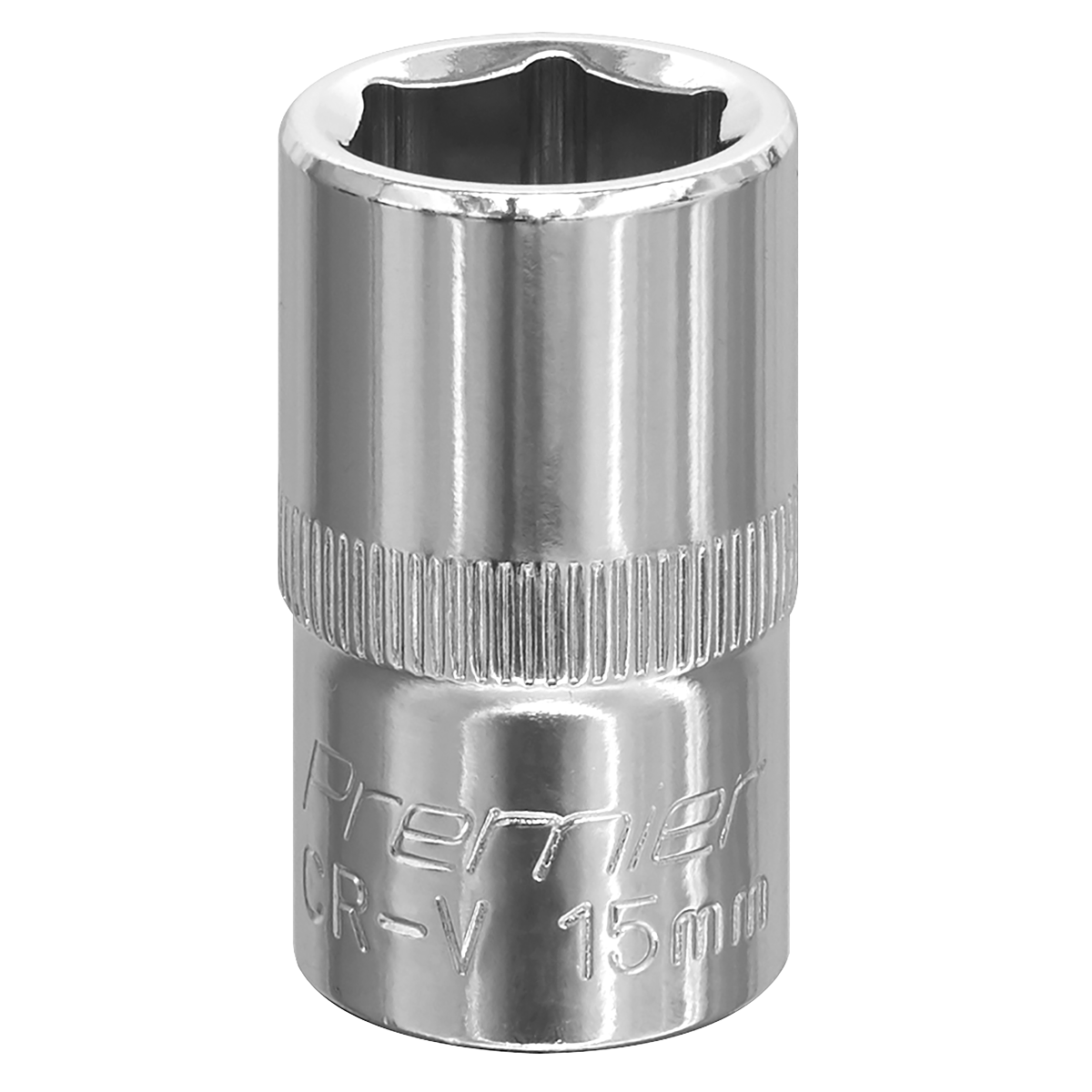 Sealey WallDrive Socket 15mm 1/2" Square Drive Fully Polished Finish Tool SP1215