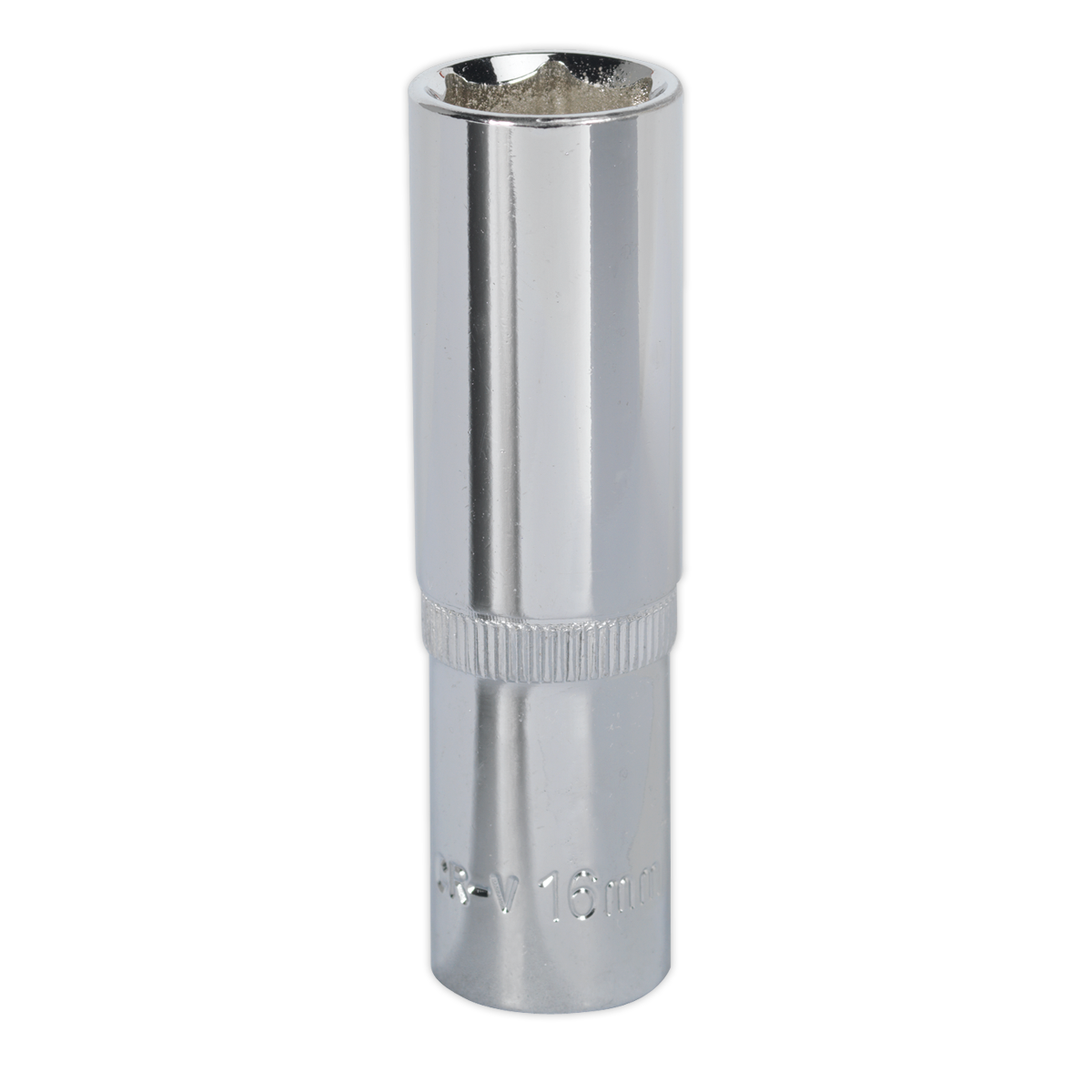 Sealey WallDrive Socket 16mm Deep 1/2" Drive Fully Polished Finish Tool SP1216D