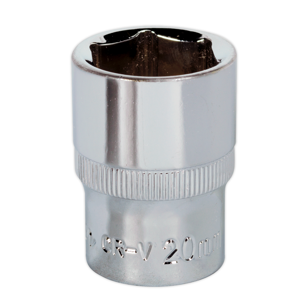 Sealey WallDrive Socket 20mm 1/2" Square Drive Fully Polished Finish Tool SP1220