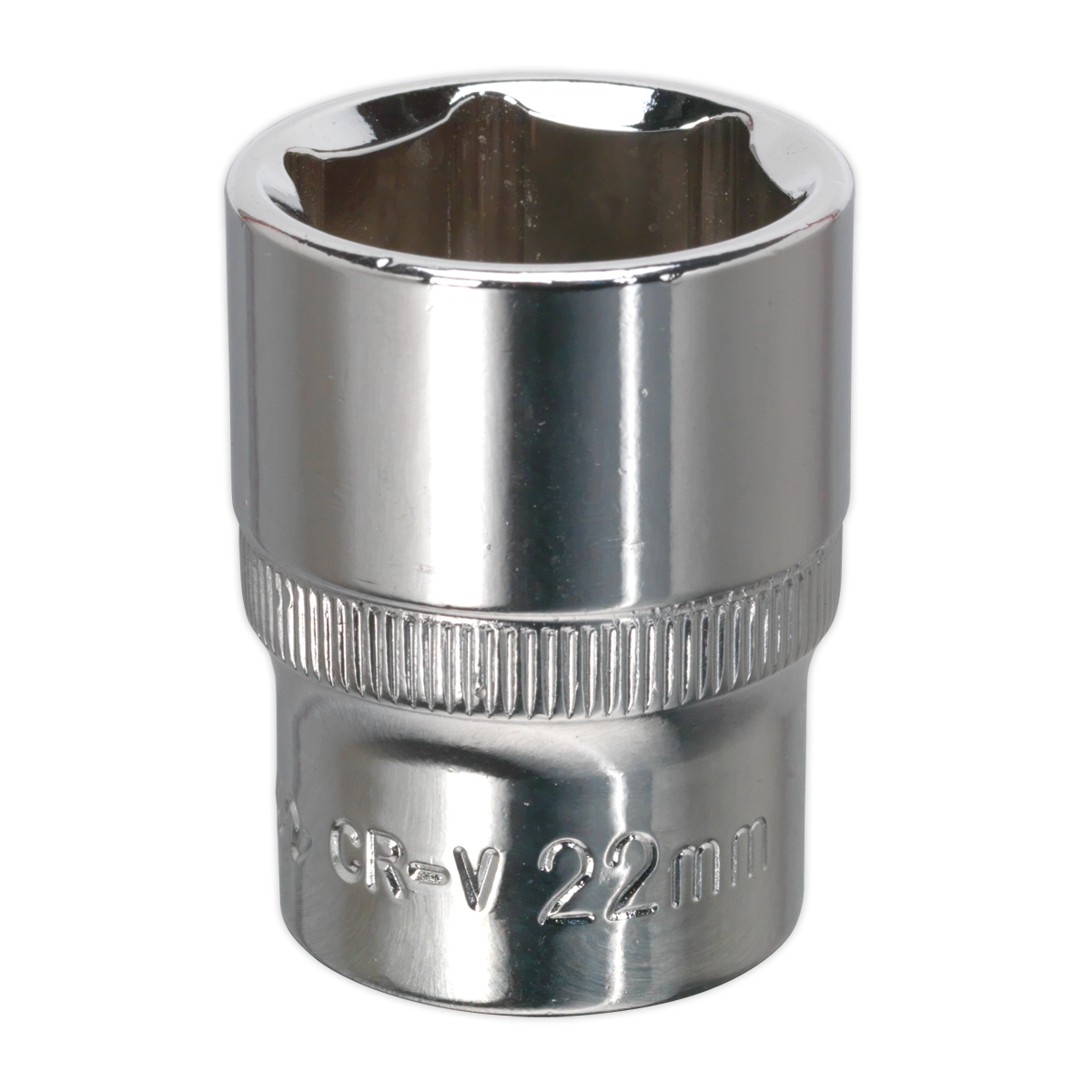 Sealey WallDrive Socket 22mm 1/2" Square Drive Fully Polished Finish Tool SP1222