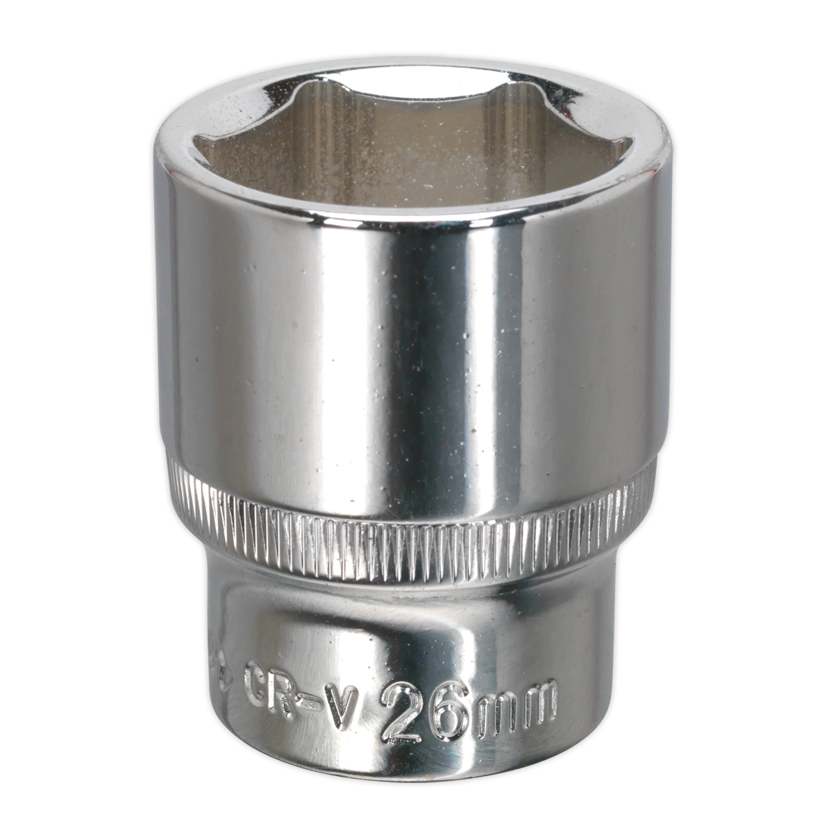 Sealey 26mm 1/2" Drive Fully Polished WallDrive Socket Professional SP1226