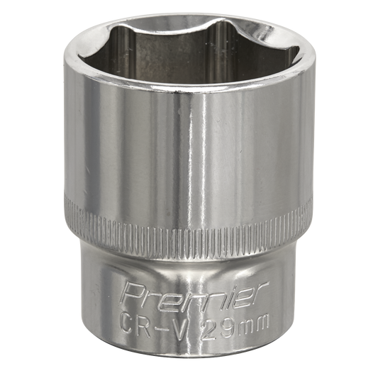 Sealey WallDrive Socket 29mm 1/2" Square Drive Fully Polished Finish Tool SP1229