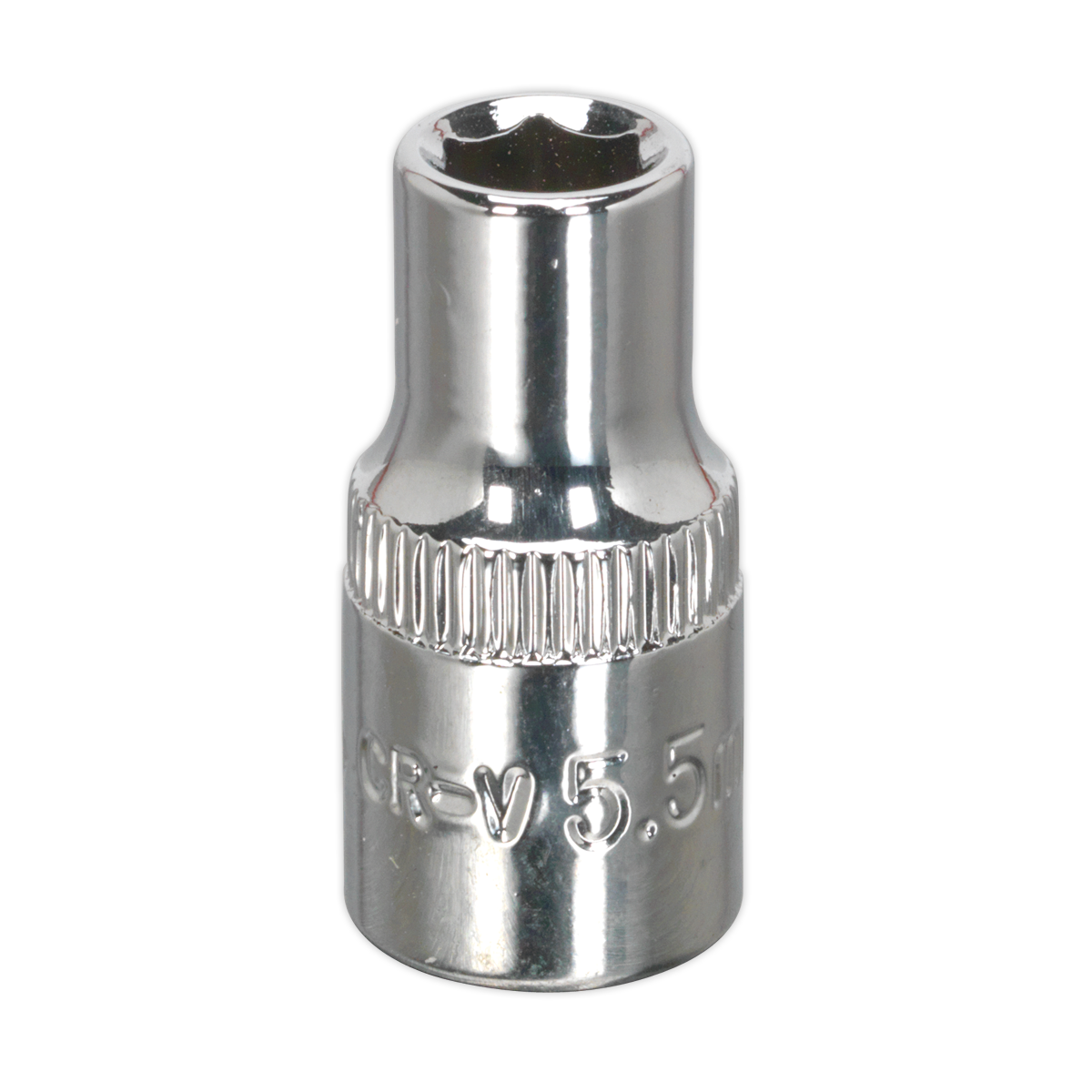 Sealey WallDrive Socket 5.5mm 1/4" Drive Chrome Plated Fully Polished SP14055
