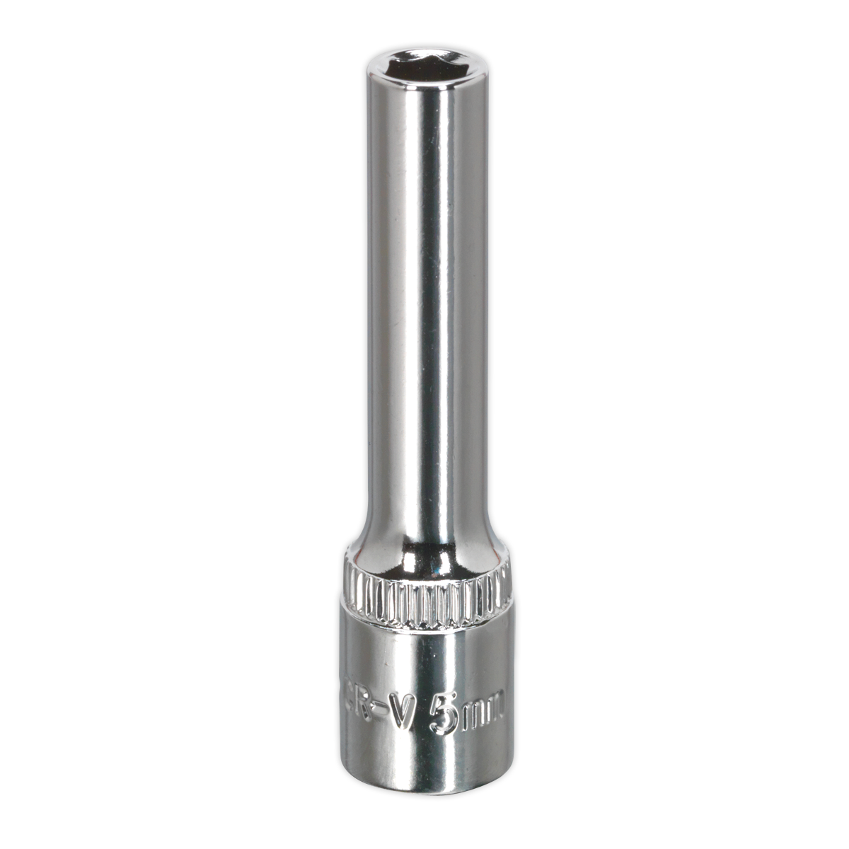 Sealey WallDrive Socket 5mm Deep 1/4" Square Drive Fully Polished Finish SP1405D