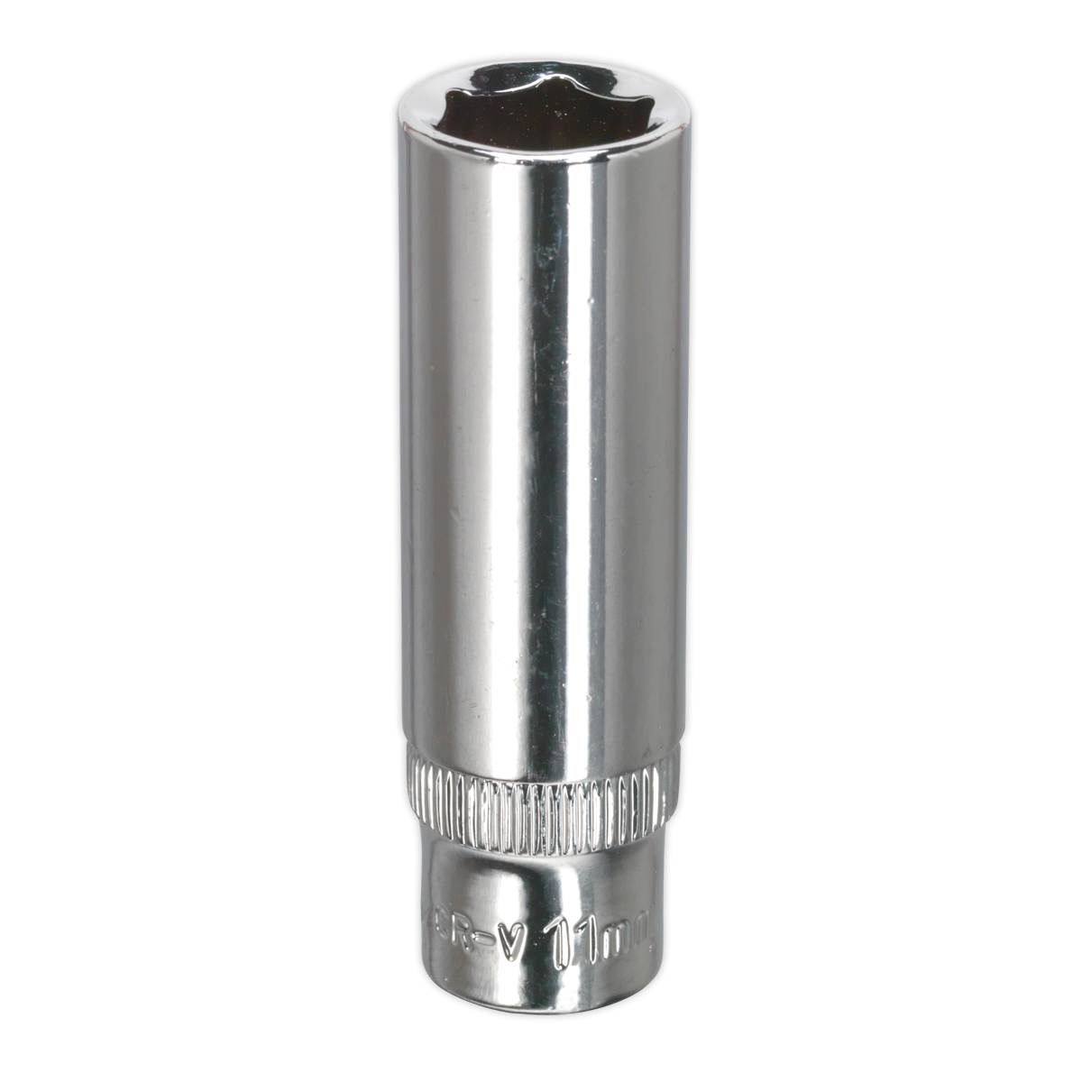 Sealey WallDrive Socket 11mm Deep 1/4" Drive Fully Polished Finish Tool SP1411D