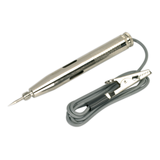 Sealey Circuit Tester Diagnose Knurled Brass Body With Test Light 6-24V AK4008