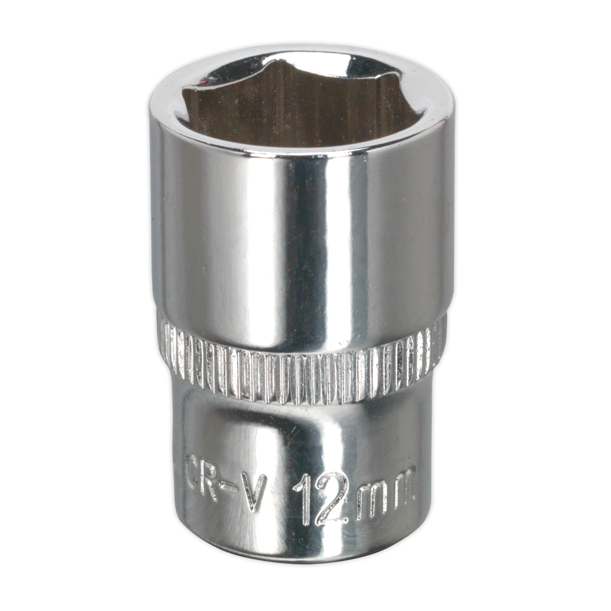 Sealey WallDrive Socket 12mm 1/4" Square Drive Fully Polished Finish Tool SP1412