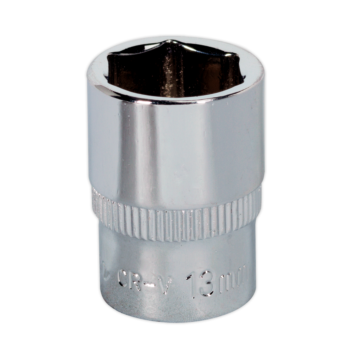Sealey WallDrive Socket 13mm 1/4" Square Drive Fully Polished Finish Tool SP1413