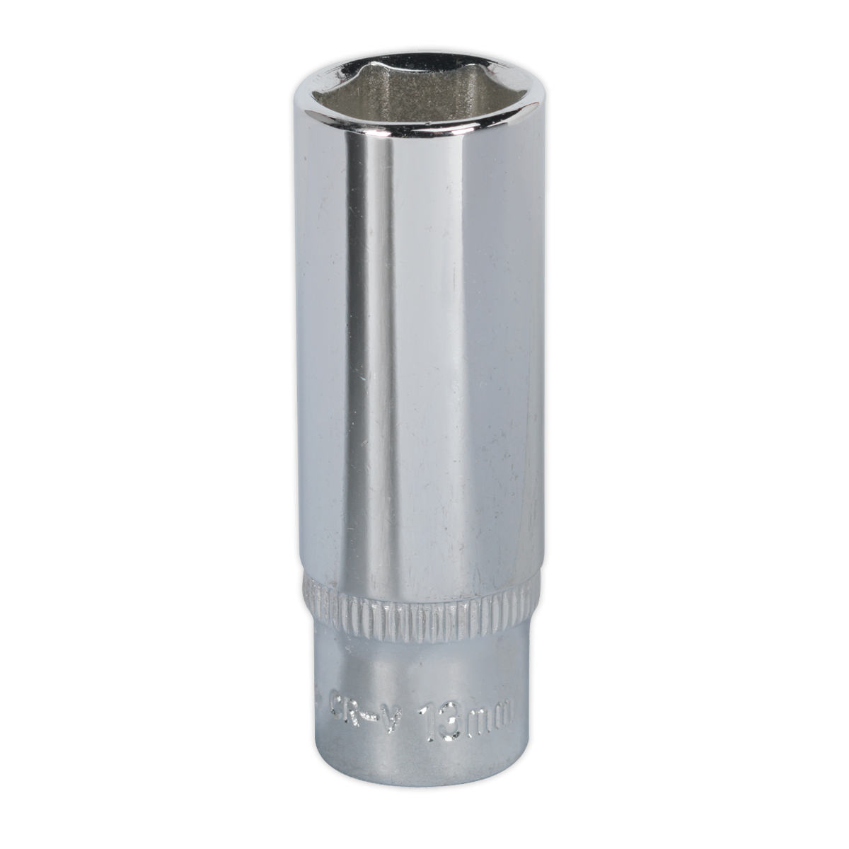 Sealey WallDrive Socket 13mm Deep 1/4" Drive Fully Polished Finish Tool SP1413D