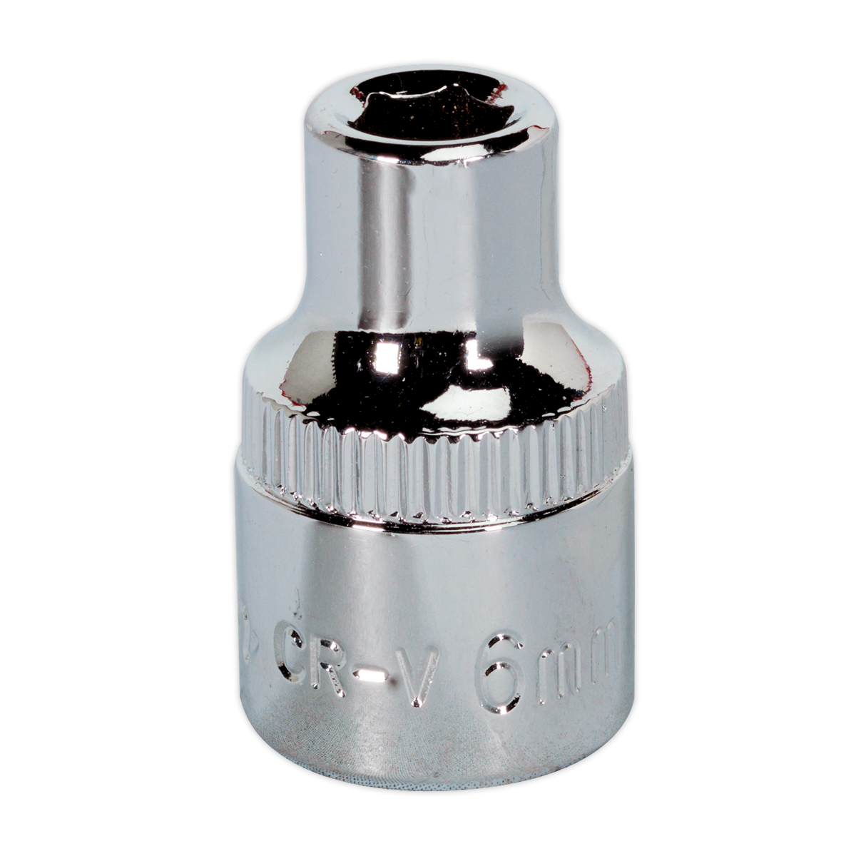 Sealey WallDrive Socket 6mm 3/8" Square Drive Fully Polished Finish Tool SP3806