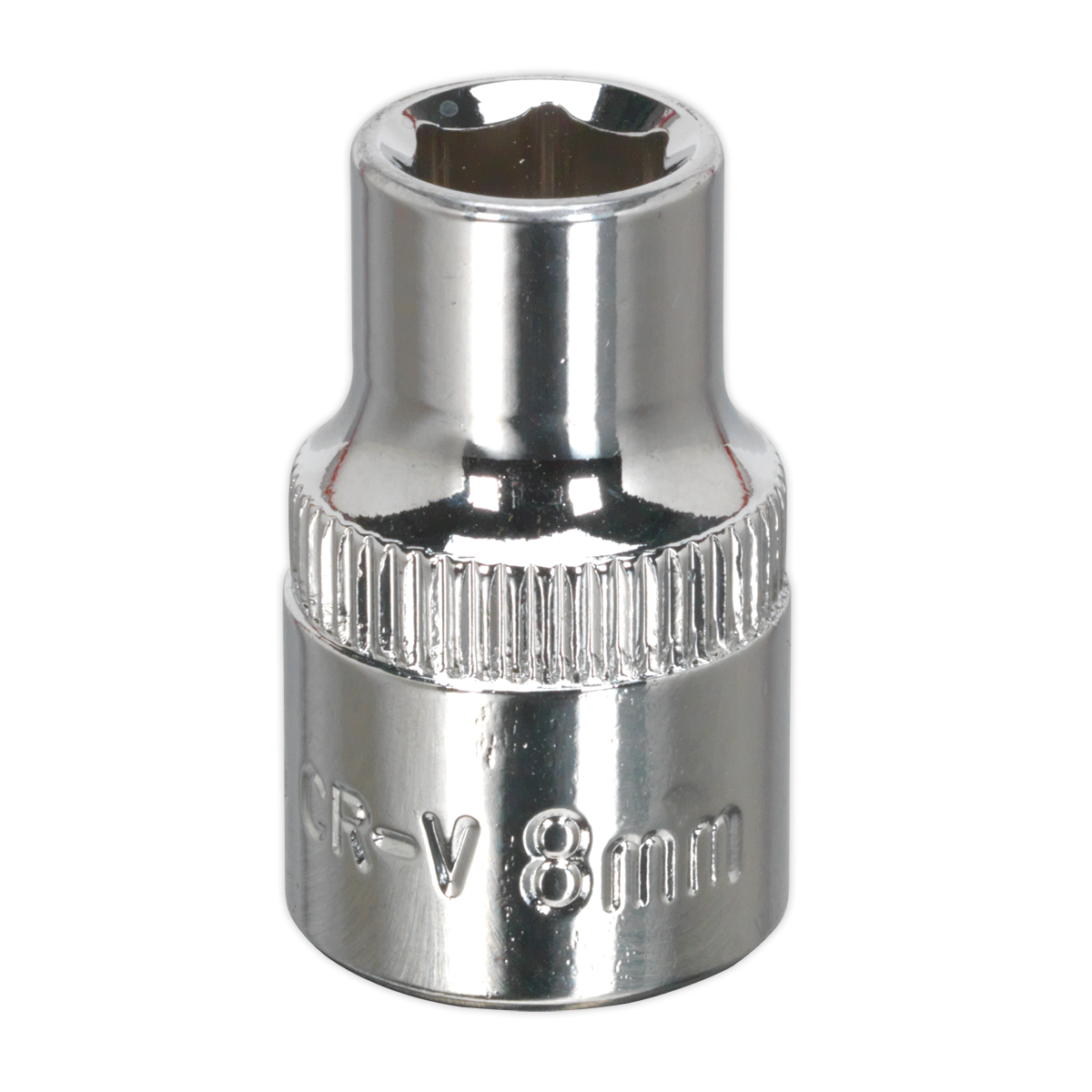 Sealey 8mm 3/8" Square WallDrive Socket Chrome Plated Fully Polished Tool SP3808