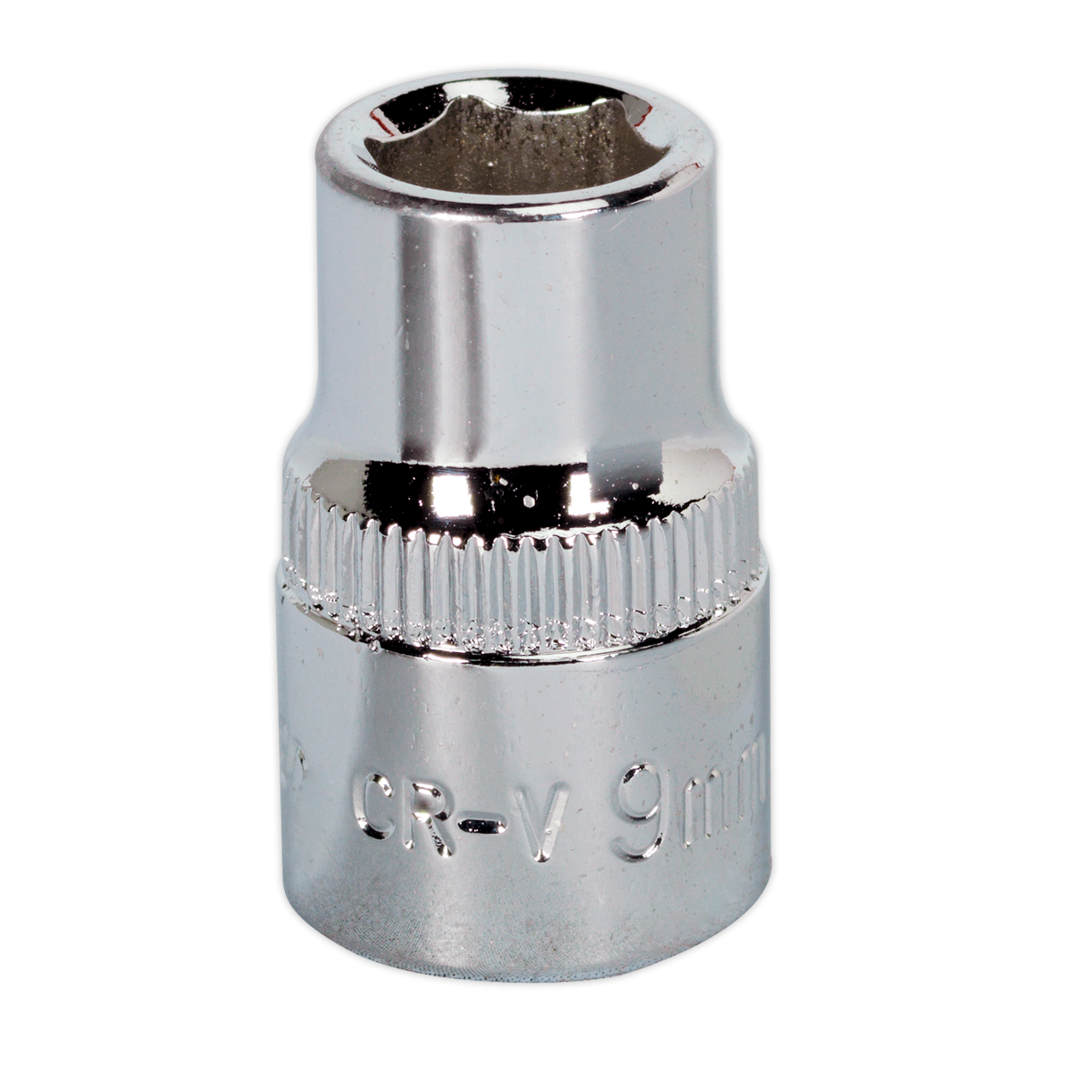 Sealey WallDrive Socket 9mm 3/8" Square Drive Fully Polished Finish Tool SP3809