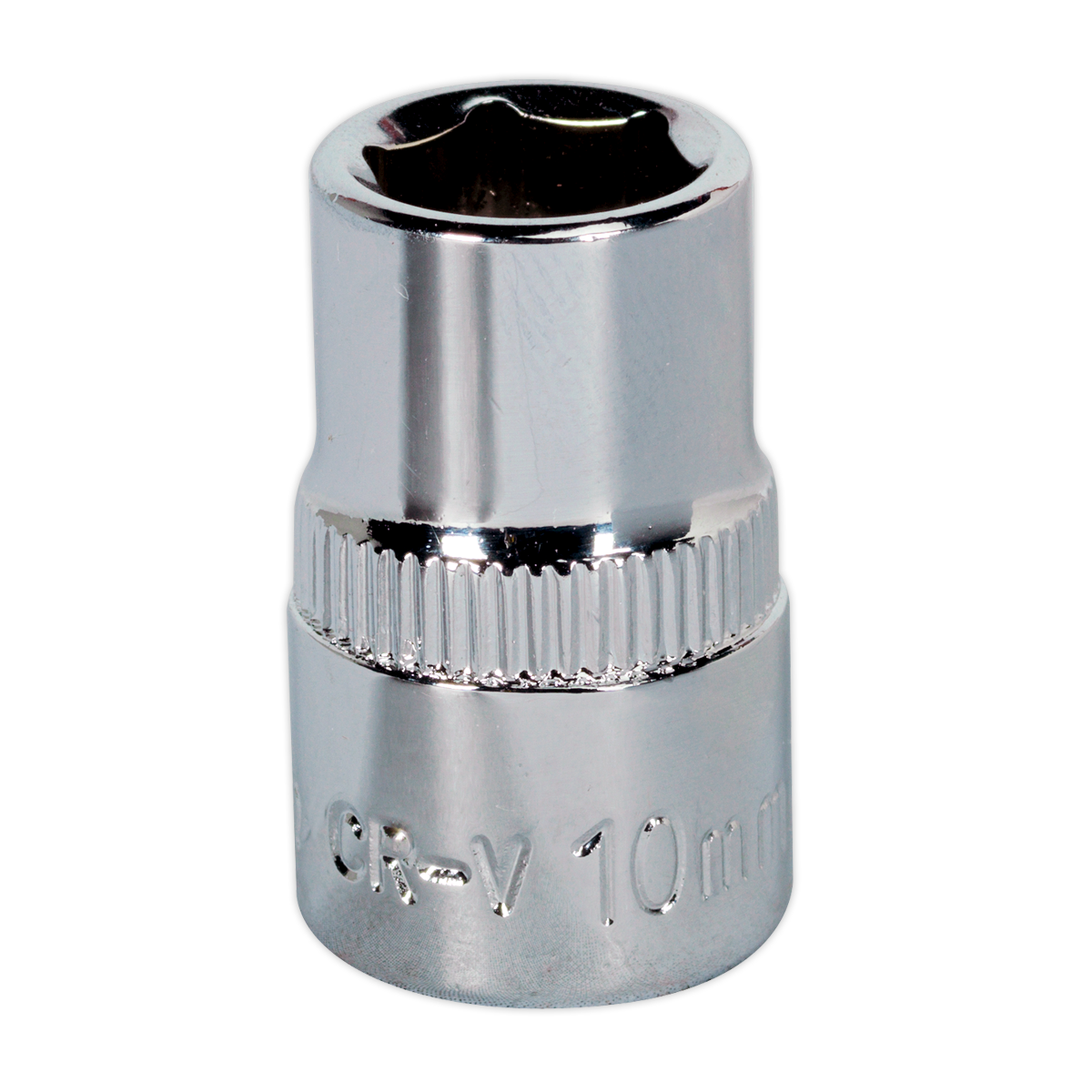 Sealey WallDrive Socket 10mm 3/8" Square Drive Fully Polished Finish Tool SP3810